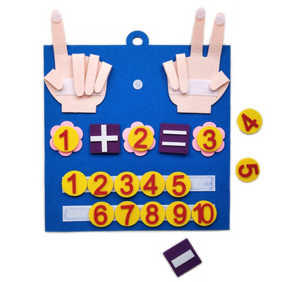 Montessori Felt Toy — Learning to Count and Calculate Through Play, Ages 3+