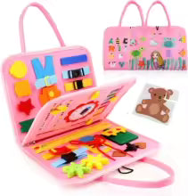 Montessori Busy Board — The Activity Bag That Goes Everywhere, from 2 Years Old