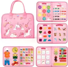 Montessori Busy Board — The Activity Bag That Goes Everywhere, from 2 Years Old